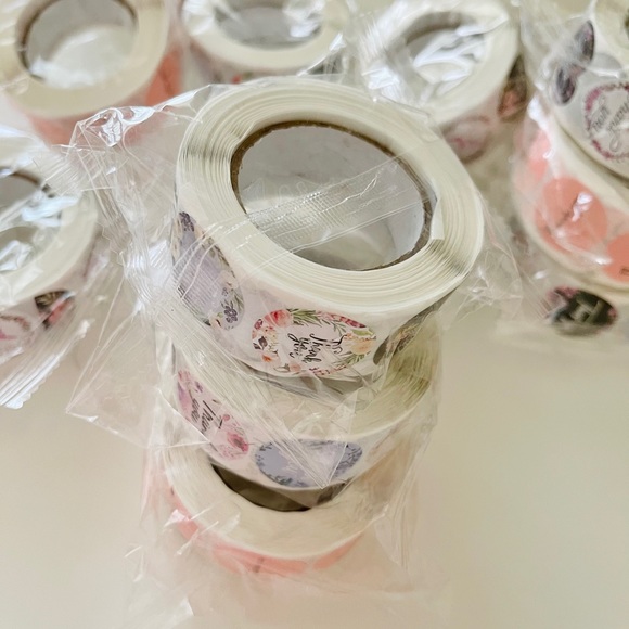 Combo 3 Rolls⭐️1500 Thank You Stickers - Picture 3 of 3